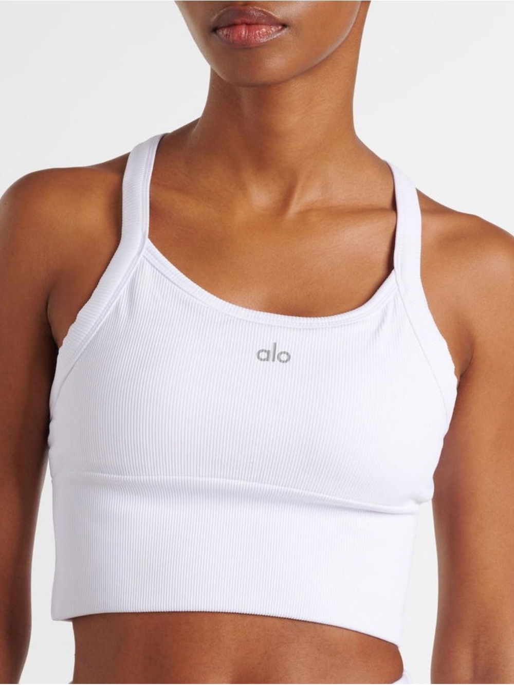 ALO Seamless Ribbed Favorite Bra Tank - Picture 4 of 8